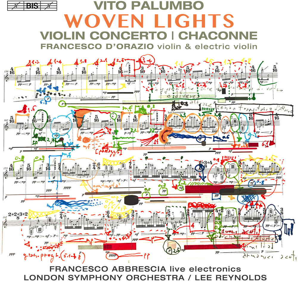the album cover for Palumbo / D'orazio / London Symphony Orchestra - Woven Lights