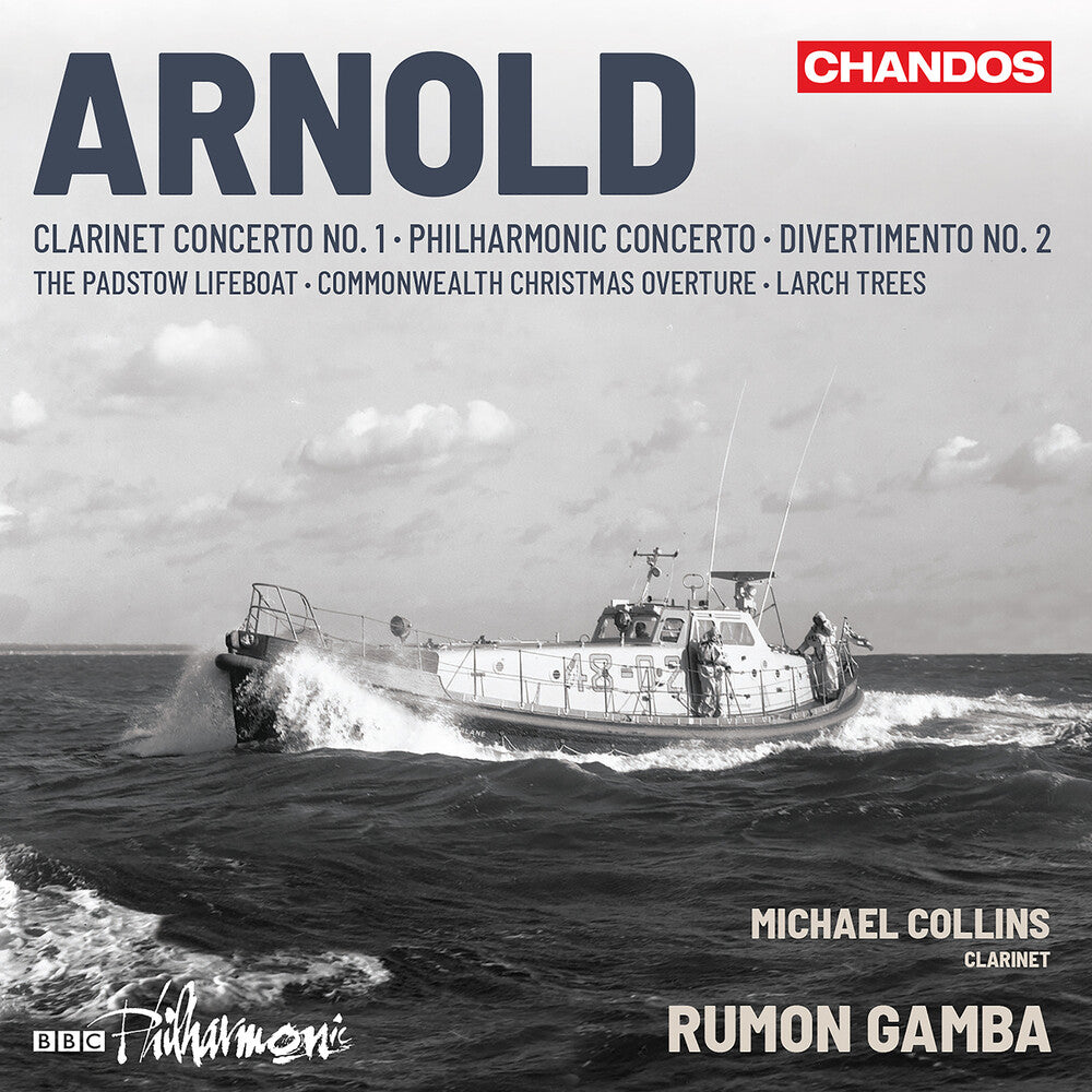 the album cover for Arnold / Collins / Bbc Philharmonic - Clarinet Concerto