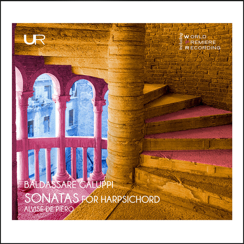 the album cover for Galuppi / Piero - Sonatas For Harpsichord