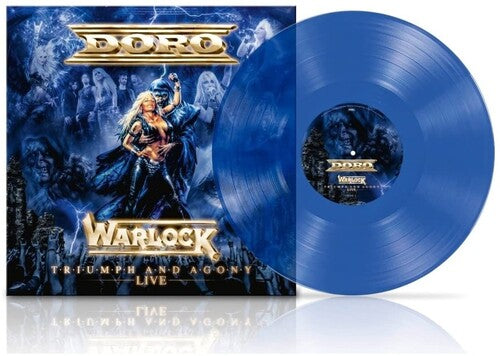 Doro - Warlock - Triumph & Agony Live - Clear Blue Vinyl Record