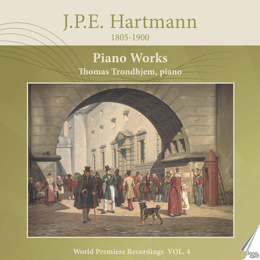 the album cover for Hartmann / Trondhjem - V4: Piano Works