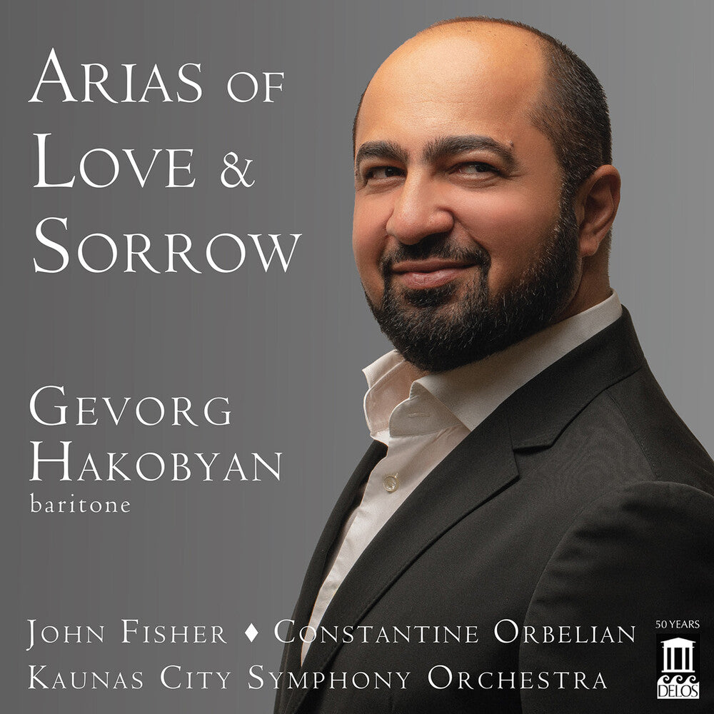the album cover for Chukhajian / Gio / Kaunas City Symphony Orchestra - Arias Of Love & Sorrow