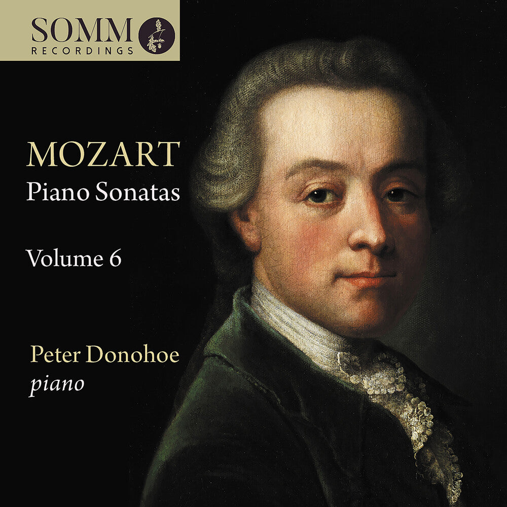 the album cover for Mozart / Donohoe - V6: Piano Sonatas