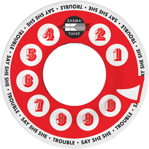 Say She She - Trouble / In My Head - Opaque Red Vinyl Record