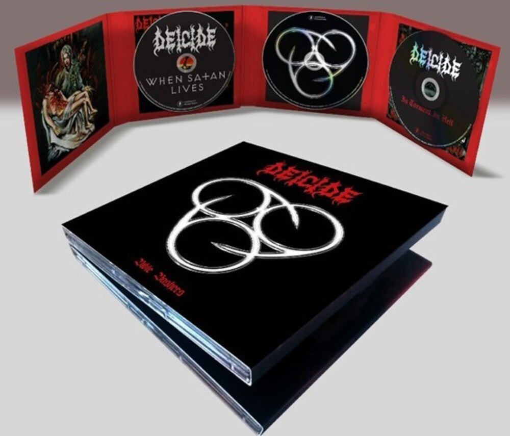 the album cover for Deicide - Bible Bashers (Uk)