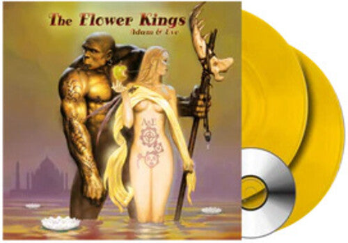 The Flower Kings - Adam & Eve (Re-issue 2023) - Limited Gatefold Transparent sun yellow 2LP+CD & LP-Booklet Vinyl Record