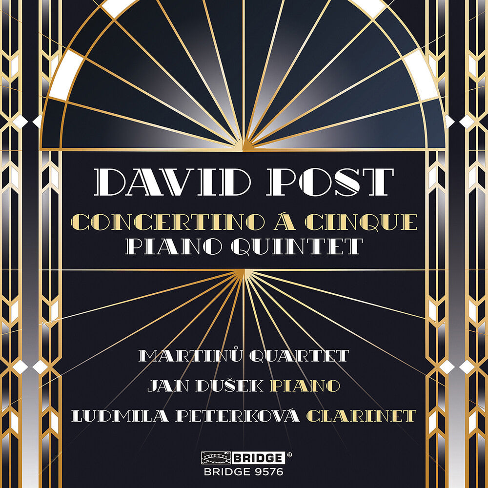 the album cover for Post / Dusek / Peterkova - Concertino A Cinque