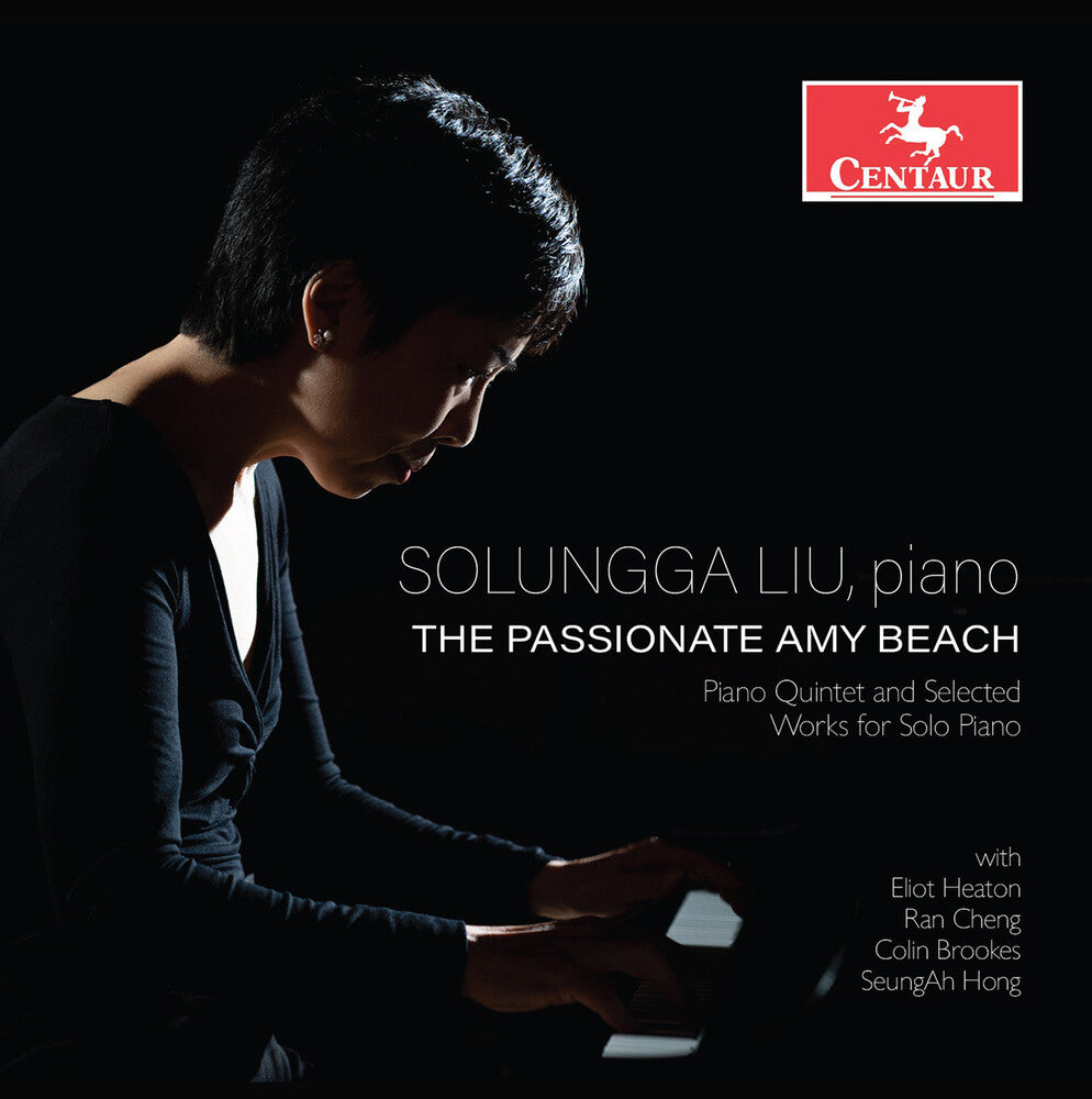 the album cover for Beach / Liu / Heaton - The Passionate Amy Beach