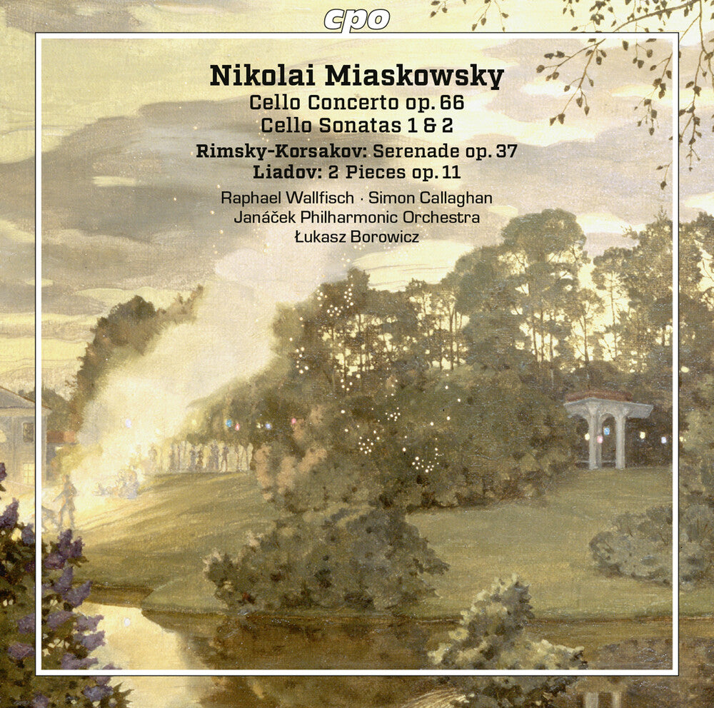 the album cover for Liadov / Miasko / Wallfisch - Cello Concerto Cello Sonatas