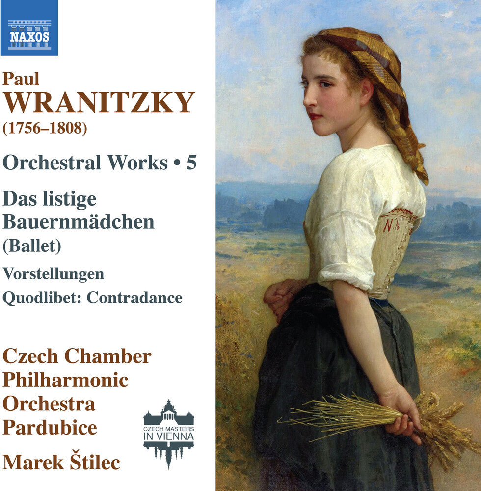 the album cover for Wranitzky / Stilec - V5: Orchestral Works