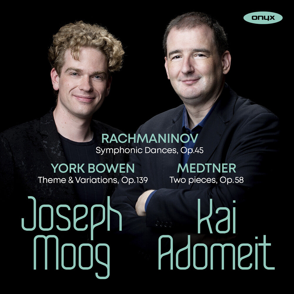 the album cover for Joseph Moog - Rachmaninov: Symphonic Dances Bowen: Theme
