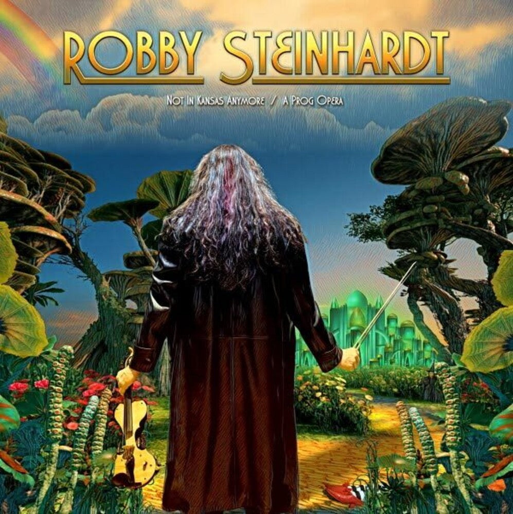 the album cover for Robbie Steinhardt - Not In Kansas Anymore