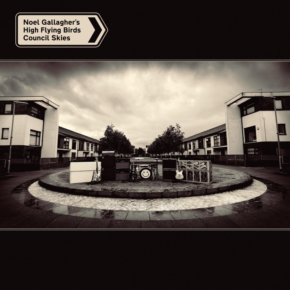 the album cover for Noel Gallagher's High Flying Birds - Council Skies