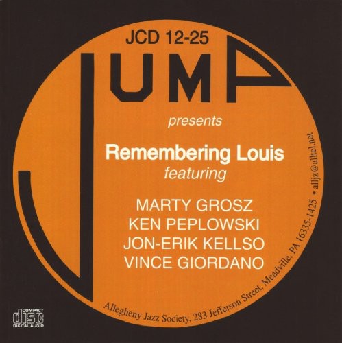 the album cover for Grosz/Peplowski/Kellso/Giordano - Remembering Louis