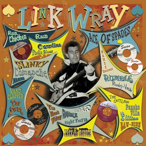 Link Wray - Ace Of Spades - Orange Vinyl + CD Vinyl Record