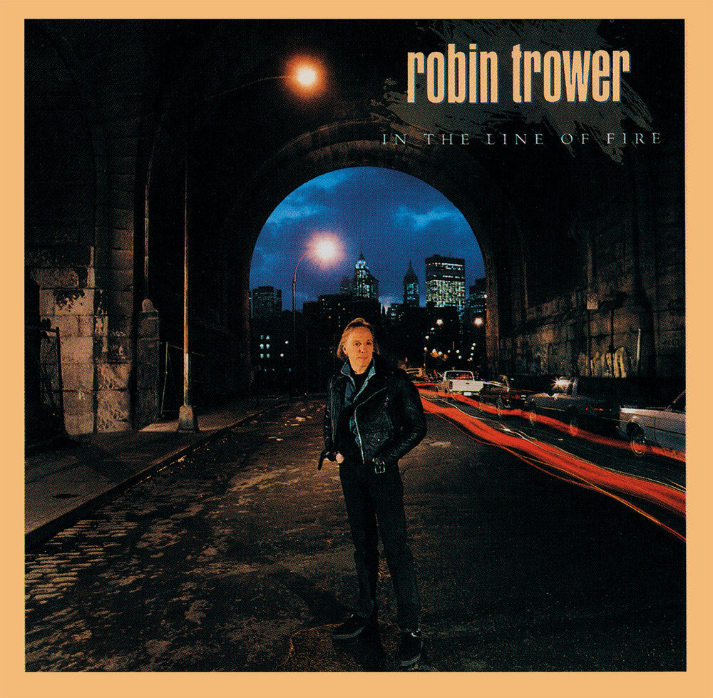 the album cover for Robin Trower - In The Line Of Fire (Hol)
