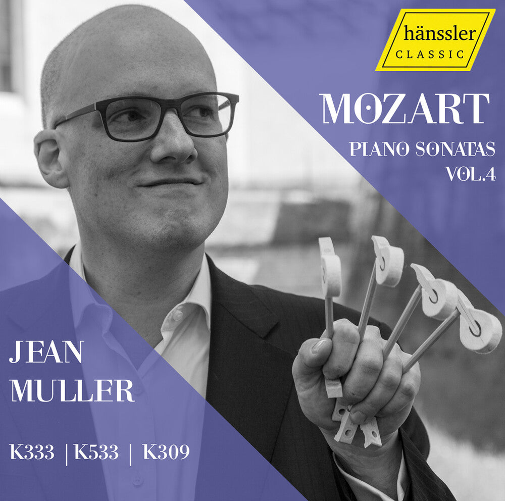 the album cover for Mozart / Muller - Piano Sonatas Vol. 4