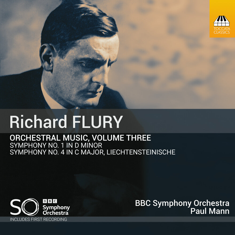 the album cover for Flury / Bbc Symphony Orchestra - Orchestral Music Vol. 3
