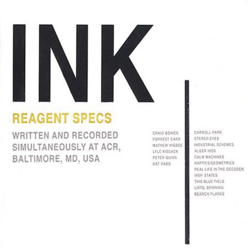 Ink - Reagent Specs - Music CD