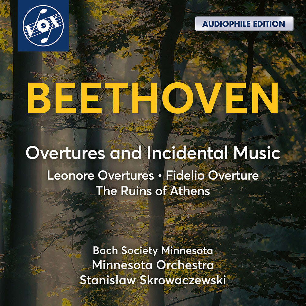 the album cover for Beethoven / Minnesota Orchestra - Overtures & Incidental Music