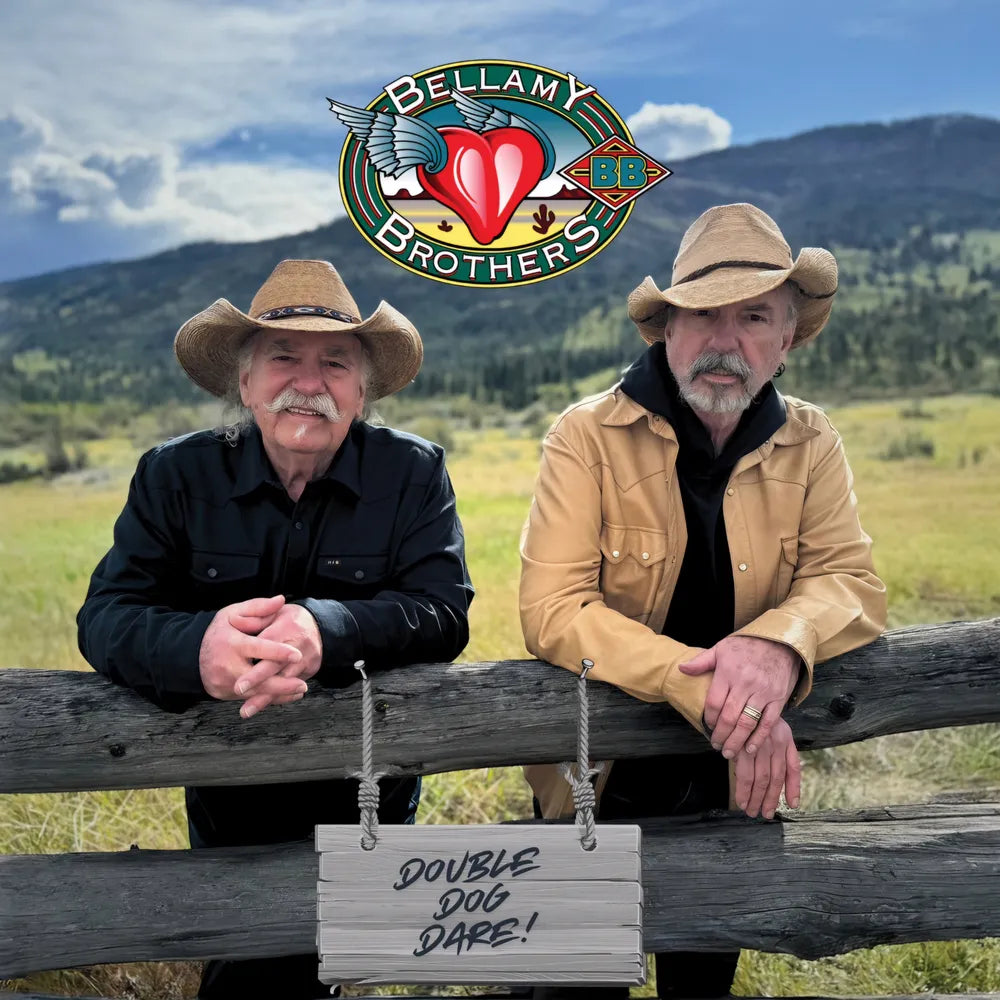 the album cover for Bellamy Brothers - Double Dog Dare
