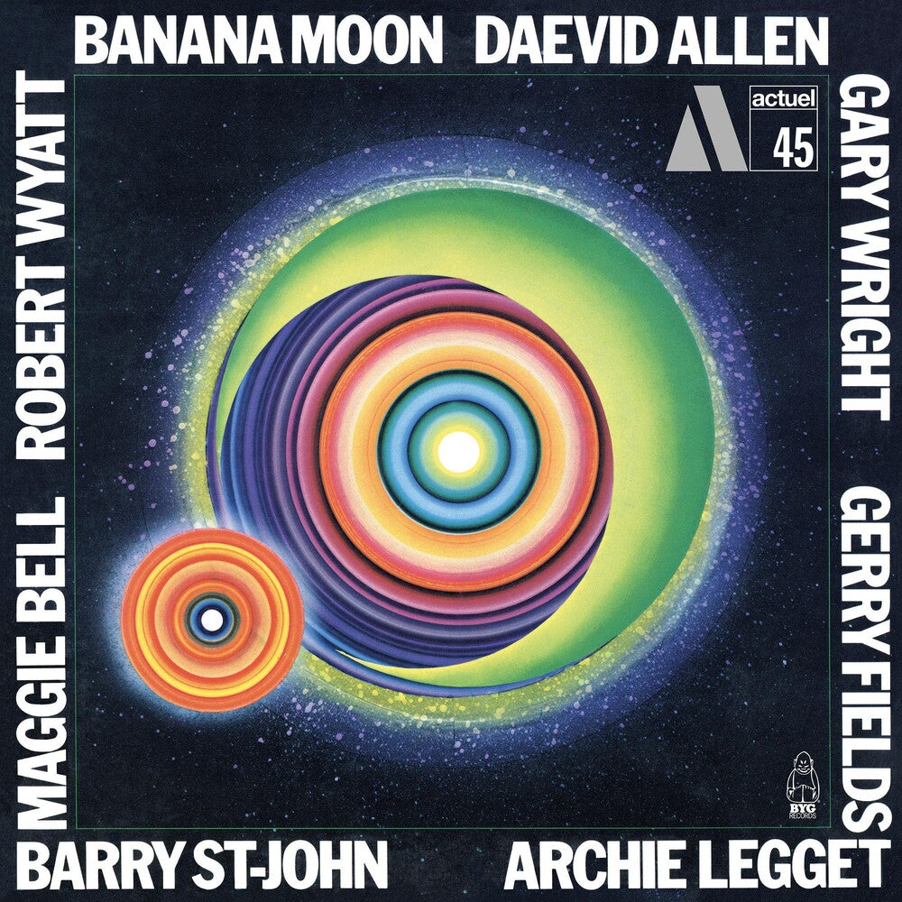 the album cover for Daevid Allen - Banana Moon