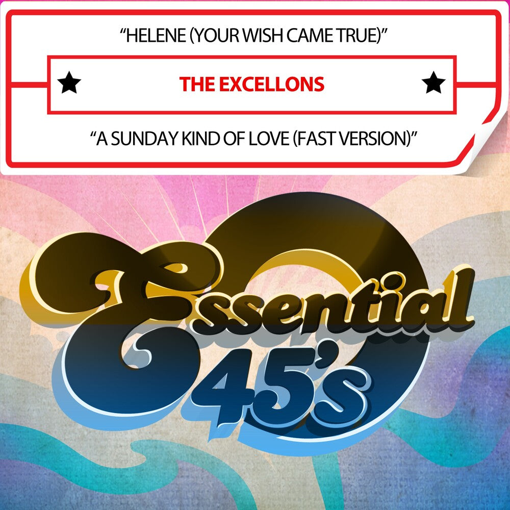 the album cover for Excellons - Helene(YourWishCameTrue)/ASundayKindOfLove(Digital45)