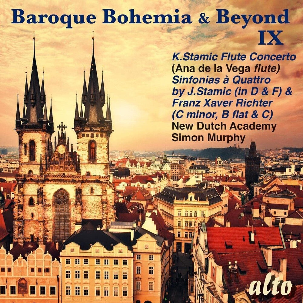 the album cover for De La Ana Vega - Baroque Bohemia & Beyond: Ix
