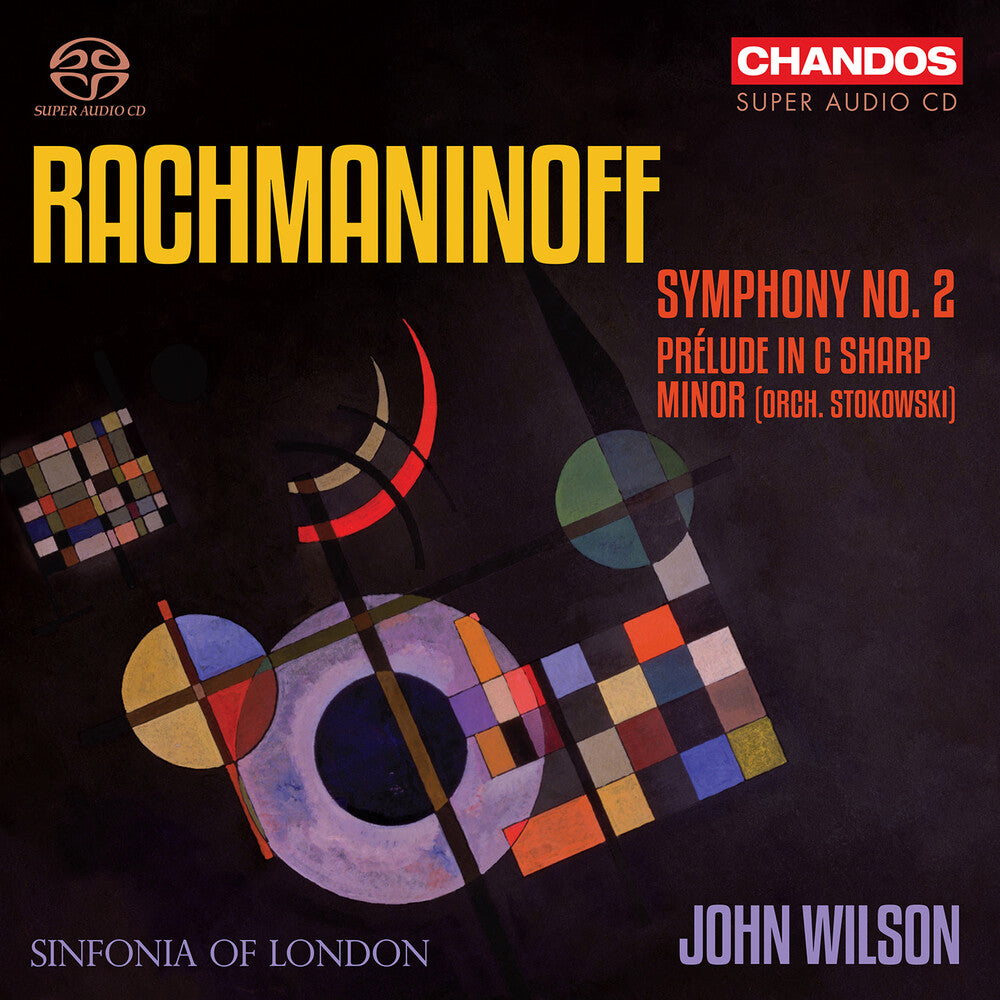 the album cover for Rachmaninoff / Sinfonia Of London - Symphony No. 2