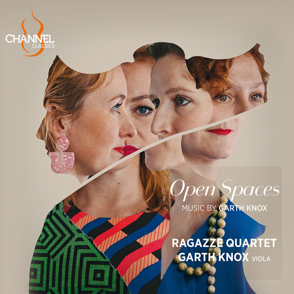 the album cover for Knox / Ragazze Quartet - Open Spaces