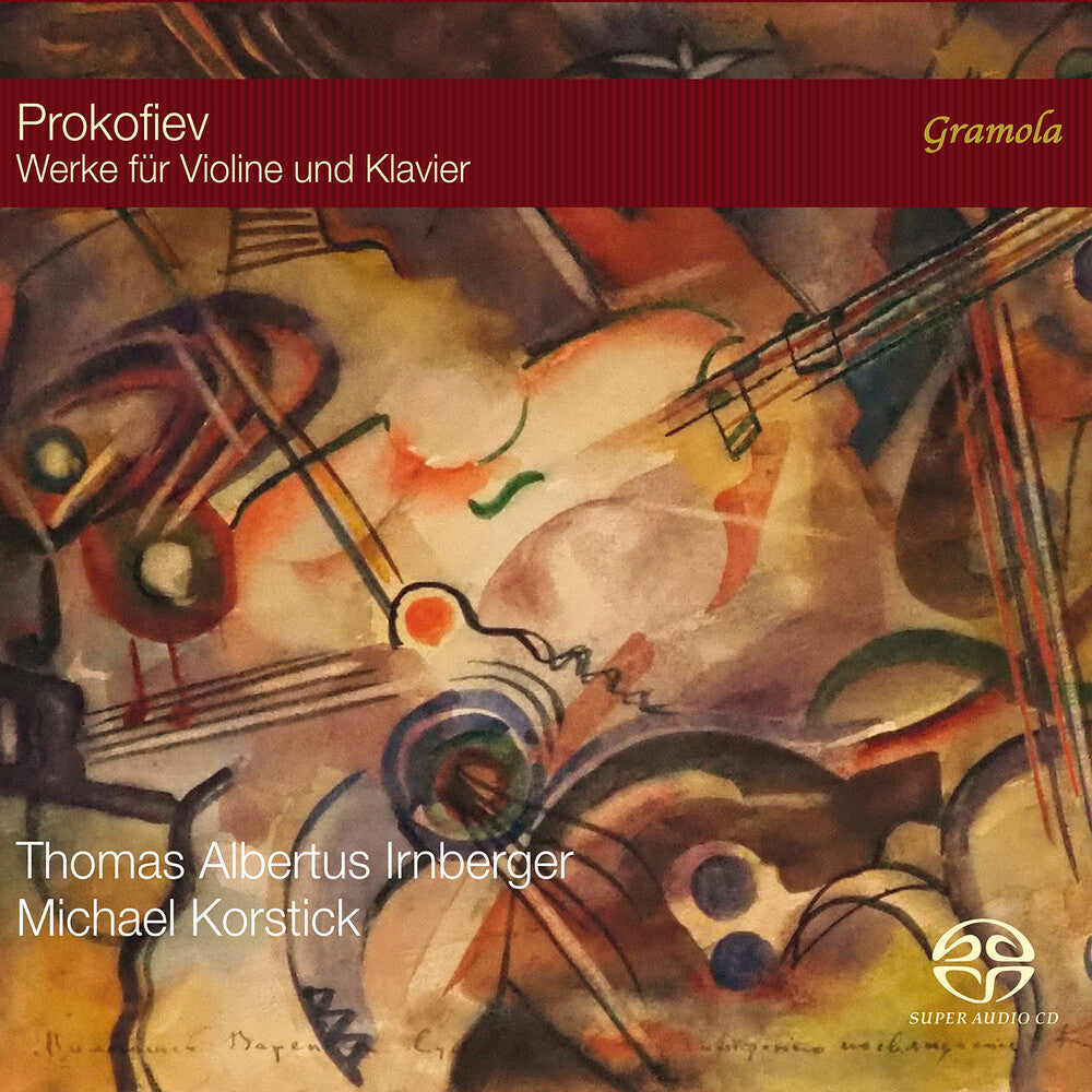 the album cover for Prokofiev / Irnberger / Korstick - Works for Violin & Piano