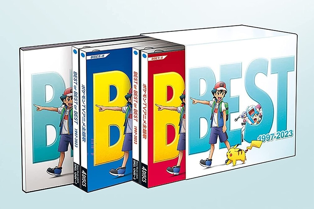 Pokemon: Theme Song Collection Best Of Best Of Best 1997-2023 (Original Soundtrack) Music CD