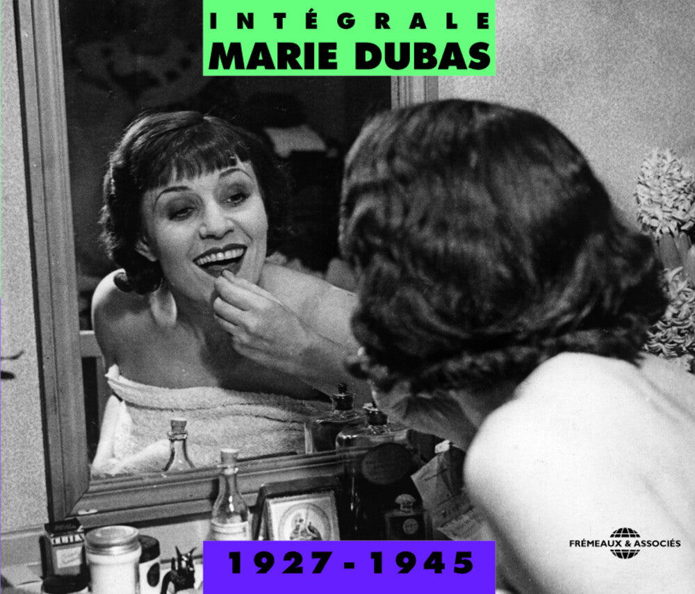 the album cover for MARIE DUBAS - Marie Dubas/Integrale 1927-194