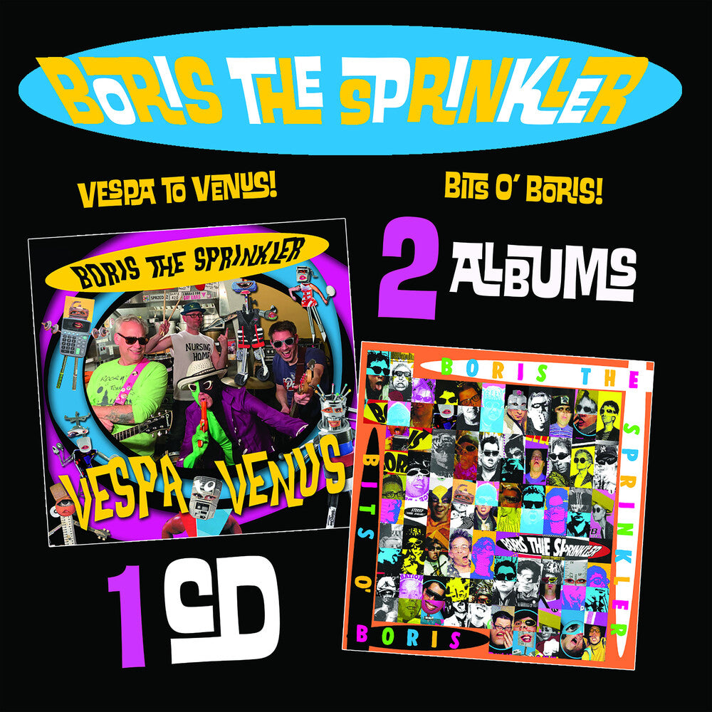 the album cover for Boris The Sprinkler - Vespa To Venus / Bits O Boris