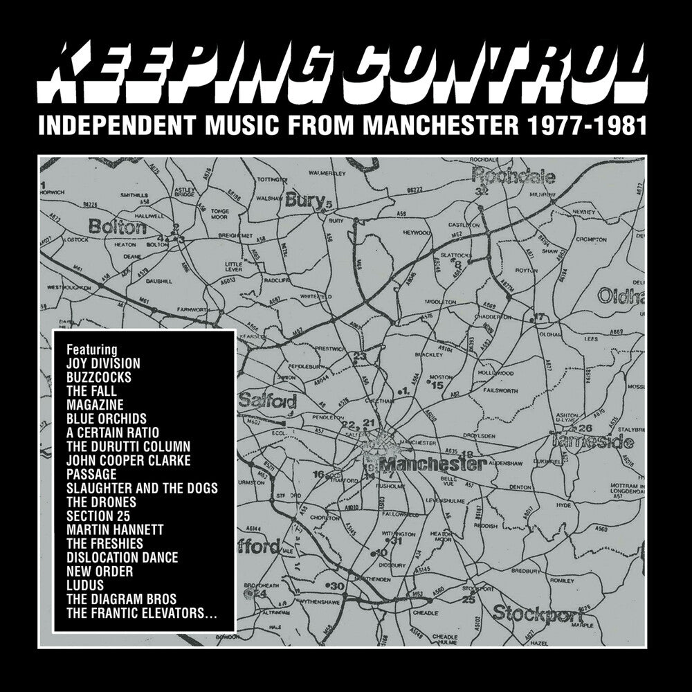 the album cover for Keeping Control: Independent Music From Manchester - Keeping Control: Independent Music From Manchester