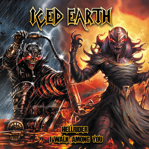 Iced Earth - Hellrider / I Walk Among You Vinyl Record