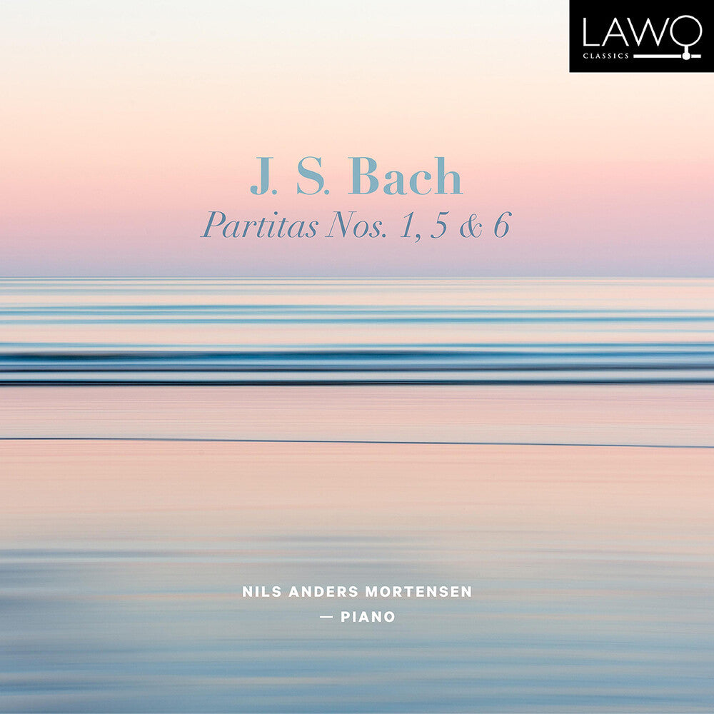 the album cover for J Bach .S. / Mortensen - Partitas Nos. 1, 5 & 6