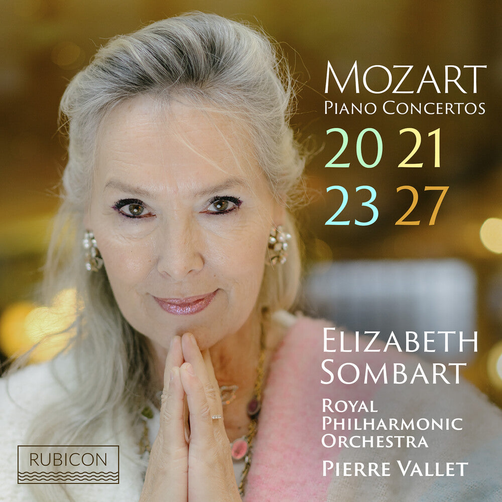 the album cover for Elizabeth Sombart - Mozart: Piano Concertos 20 21 23 & 27