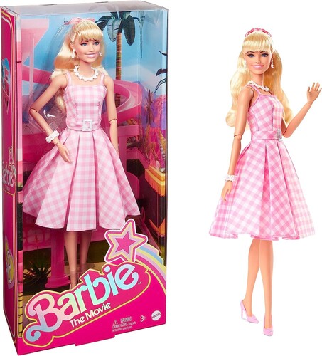 Barbie - Barbie Movie Barbie Wearing Pink And White Gingham - Collectibles