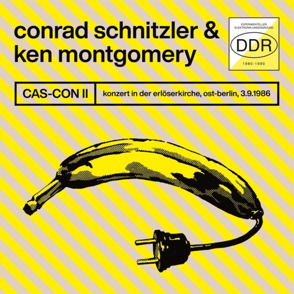 the album cover for Conrad Schnitzler / Montgomery,Ken - Cas-Con Ii: Konzert In Der Erloserkirche