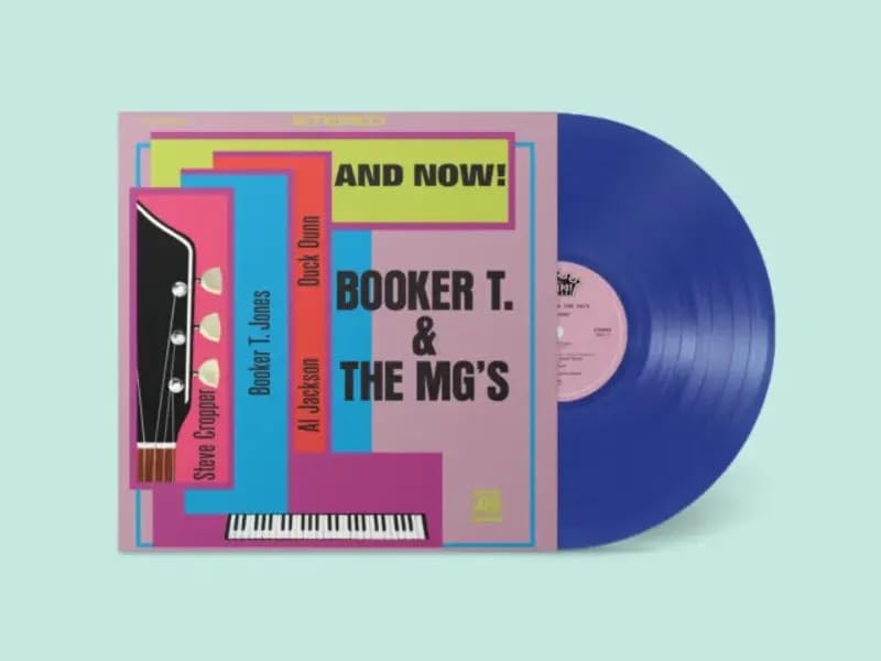 Booker T & The Mgs And Now (Dark Blue LP Vinyl) (Ams Exclusive) Vinyl Record