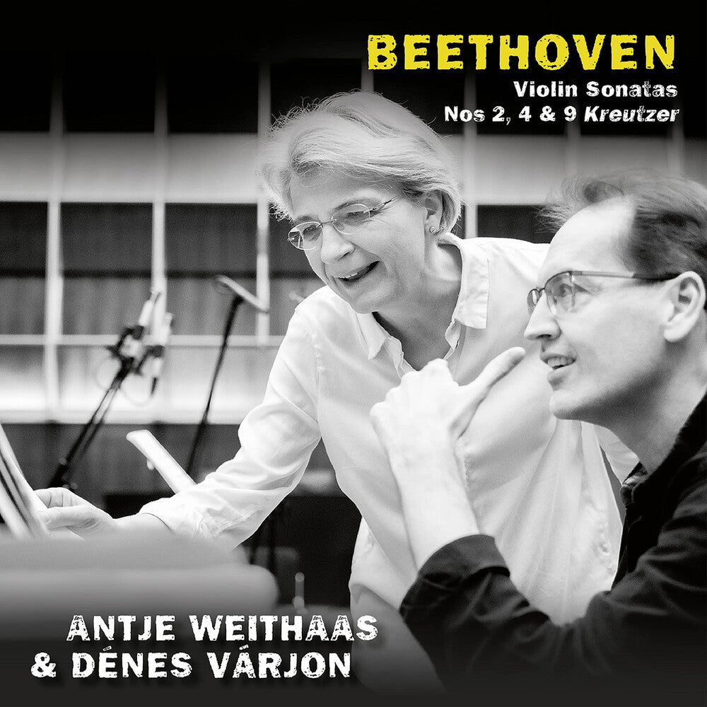 the album cover for L Beethoven .V. / Weithaas / Varjon - Violin Sonatas Nos 2, 4 & 9 Kreutzer