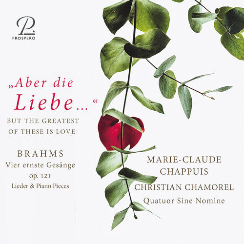 Brahms / Chappuis - Vier Ernste Gesange - Music CD