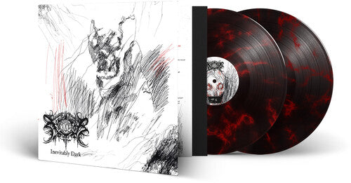 Xasthur - Inevitably Dark - Red/Black Marble Vinyl Record