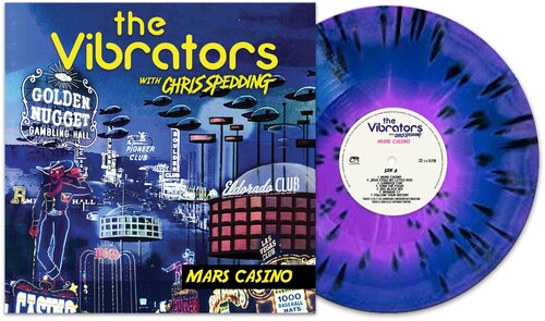 The Vibrators - Mars Casino - Purple/blue Haze Splatter Vinyl Record