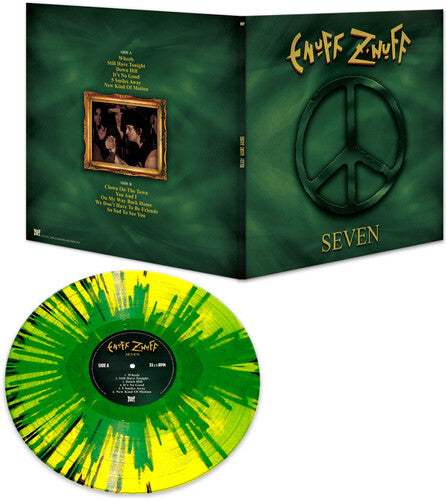 Enuff Z'nuff - Seven - Yellow/green/black Splatter Vinyl Record
