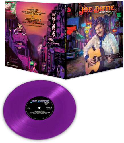 Joe Diffie - Greatest Nashville Hits - Purple Vinyl Record