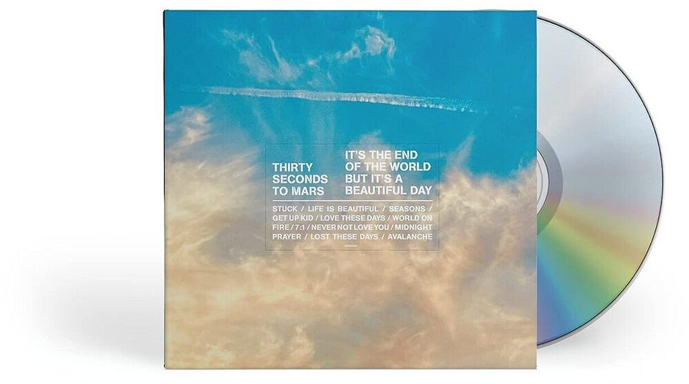 the album cover for Thirty Seconds To Mars - It's The End Of The World But It's A Beautiful Day