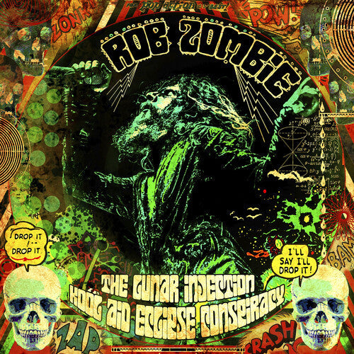 Rob Zombie - The Lunar Injection Kool Aid Eclipse Conspiracy - Blue in Bottle Green Vinyl Record