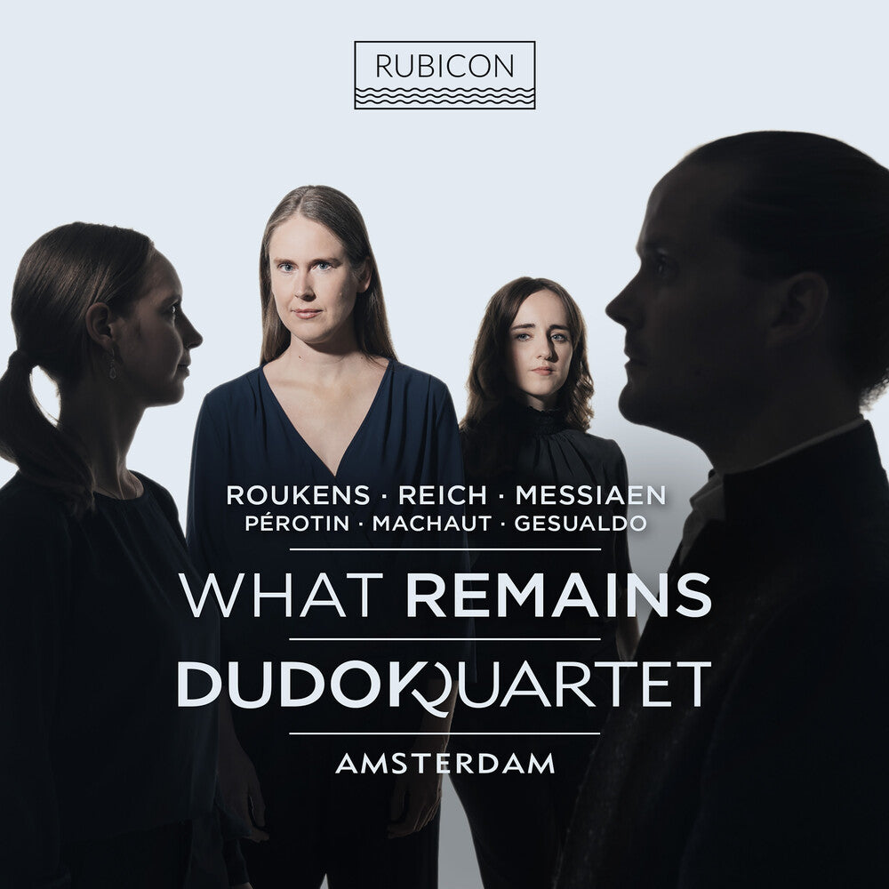 the album cover for Dudok Quartet Amsterdam - What Remains